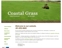 Tablet Screenshot of coastalgrass.com